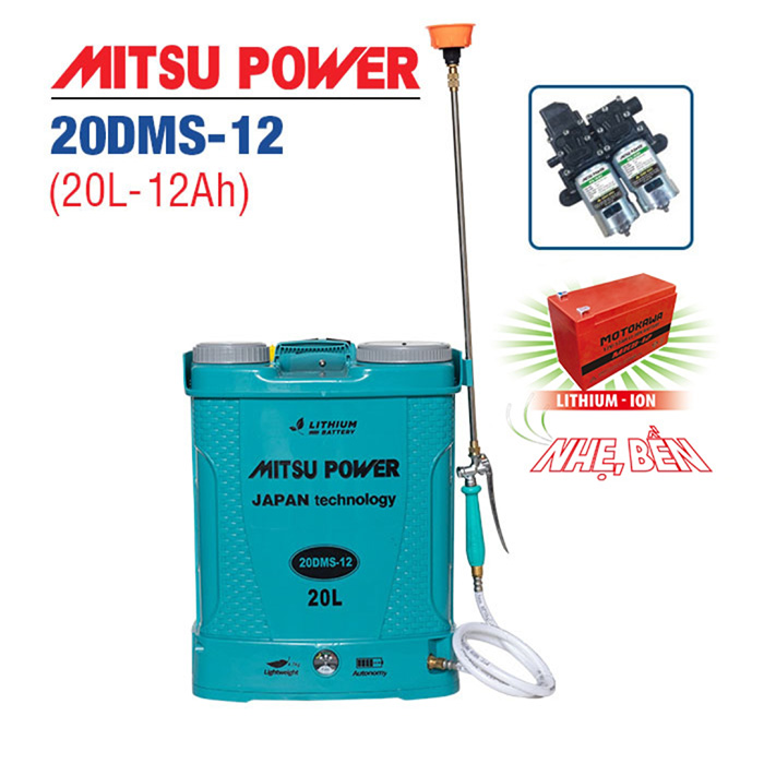 HƯỚNG DẪN SỬ DỤNG BÌNH BƠM ĐIỆN ĐÚNG CÁCH & AN TOÀN binh-bom-dien-mitsu-power